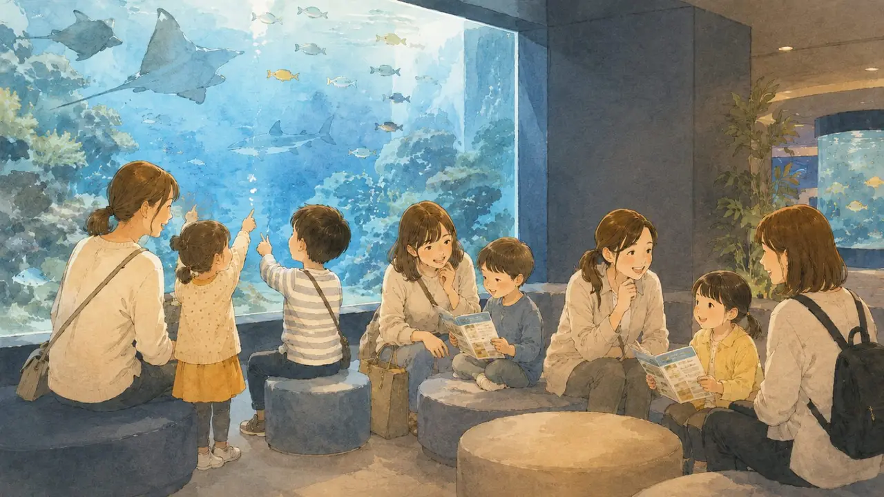 押上の親子水族館ミニ共有