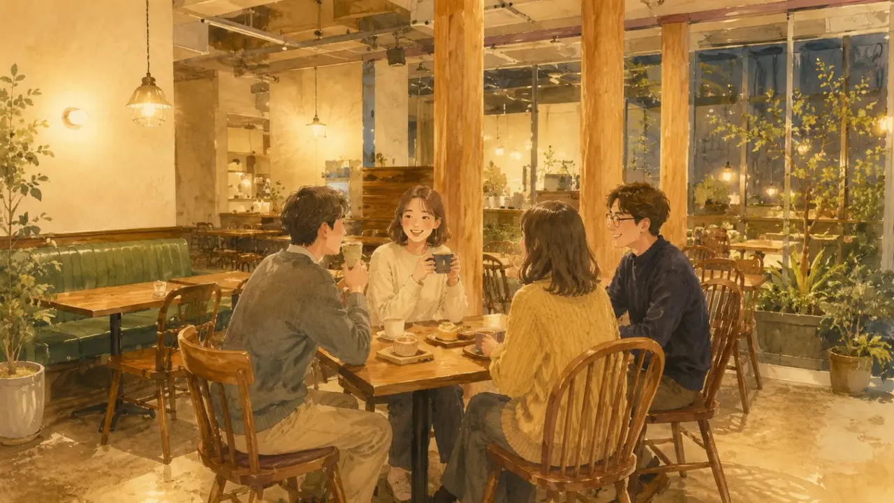 三越前の夜カフェリセット