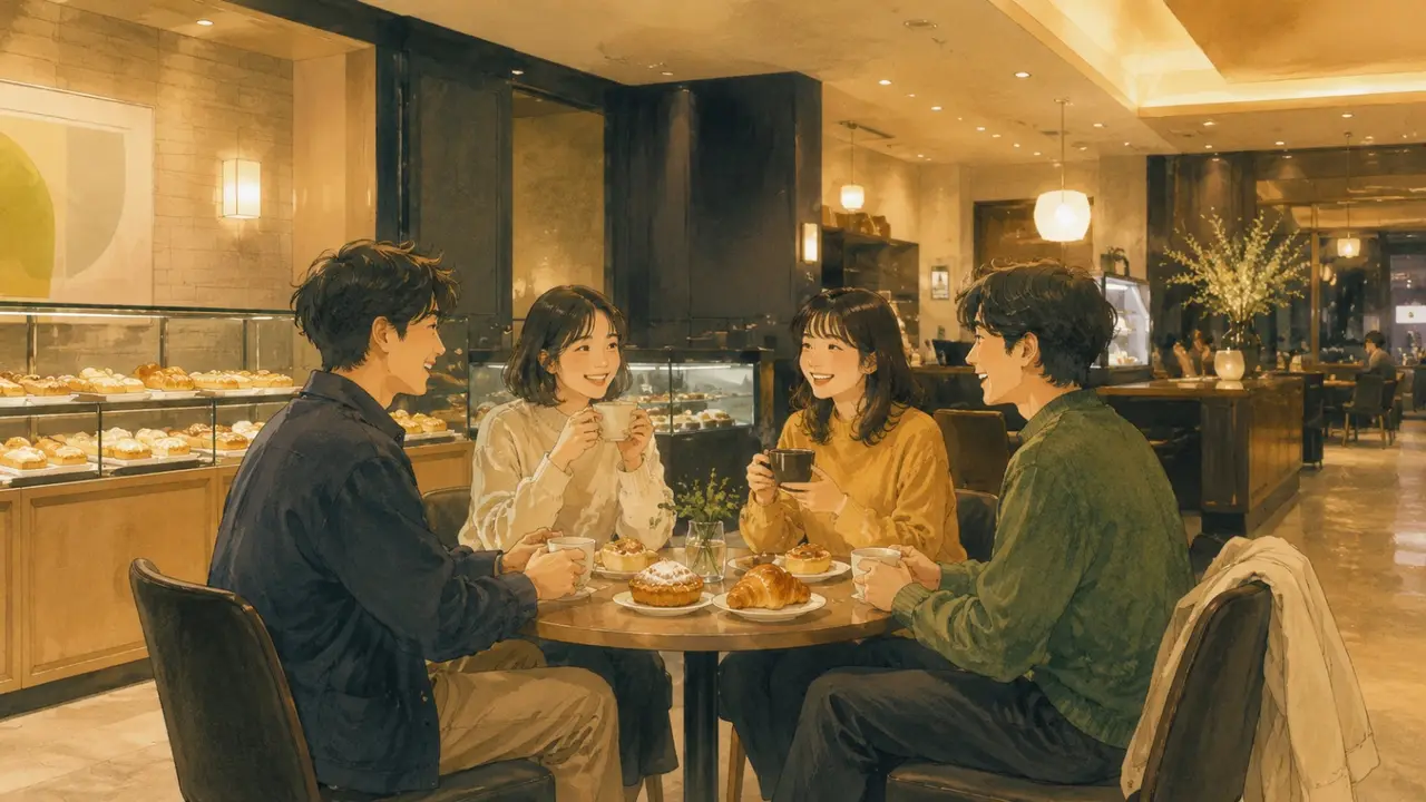 大手町で土曜朝カフェ会