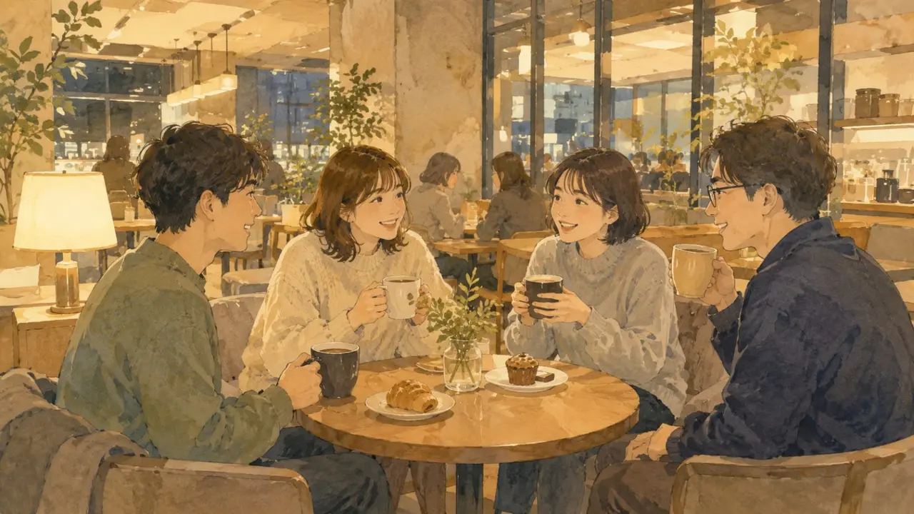 渋谷メトロ夜のひと息会話