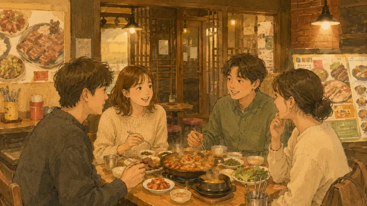 新大久保で、少人数で楽しむ韓国料理の平日夜ごはん