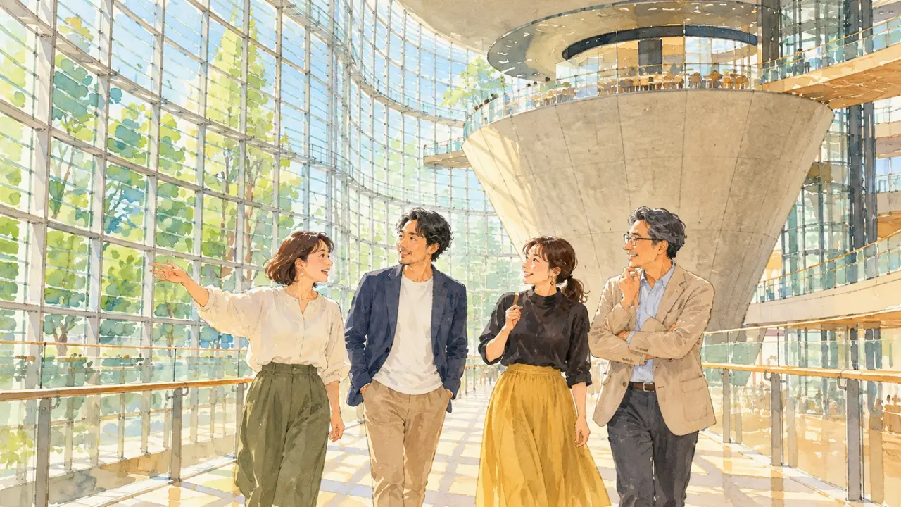 乃木坂・国立新美術館で月曜対話